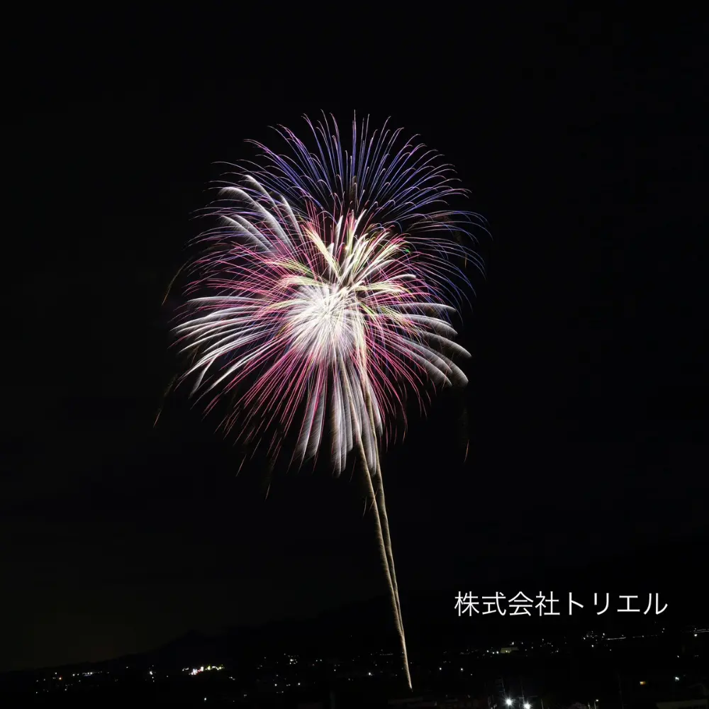 大島火祭りと富岡花火大会のライブ配信を行いました1