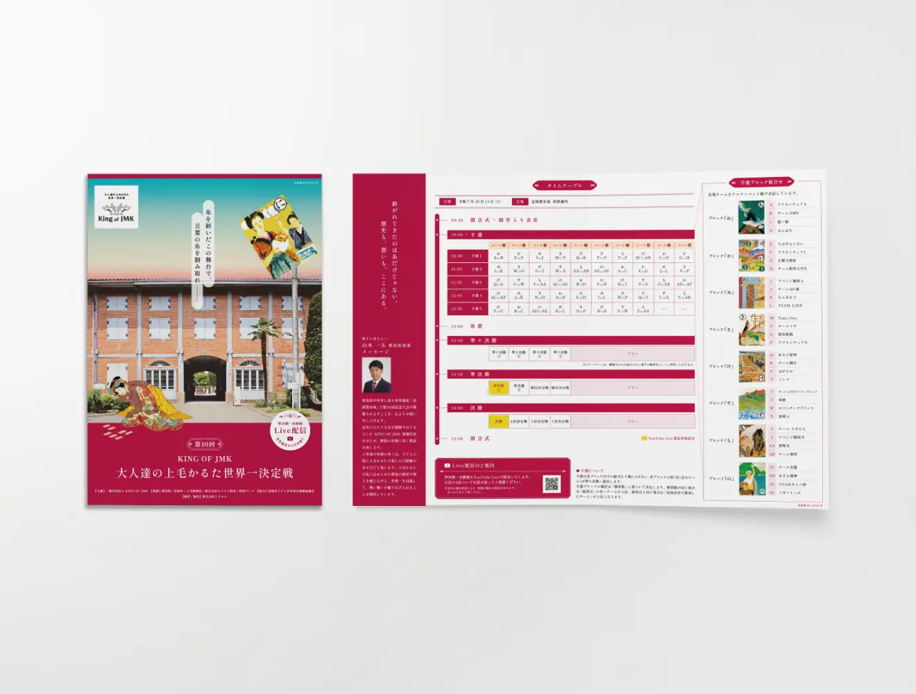 第10回 KING OF JMK パンフレット